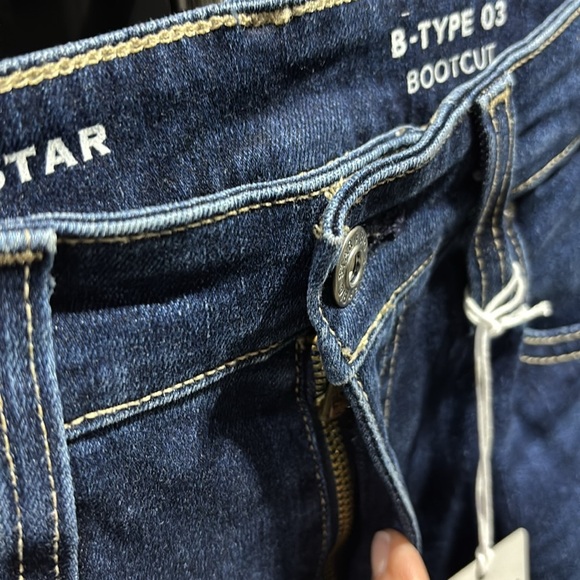 Big Star B-type 03 boot cut blue jeans,5 pocket inseam 33 - Picture 4 of 13